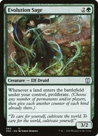 Evolution Sage [Zendikar Rising Commander] | Black Swamp Games