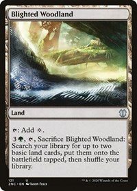 Blighted Woodland [Zendikar Rising Commander] | Black Swamp Games