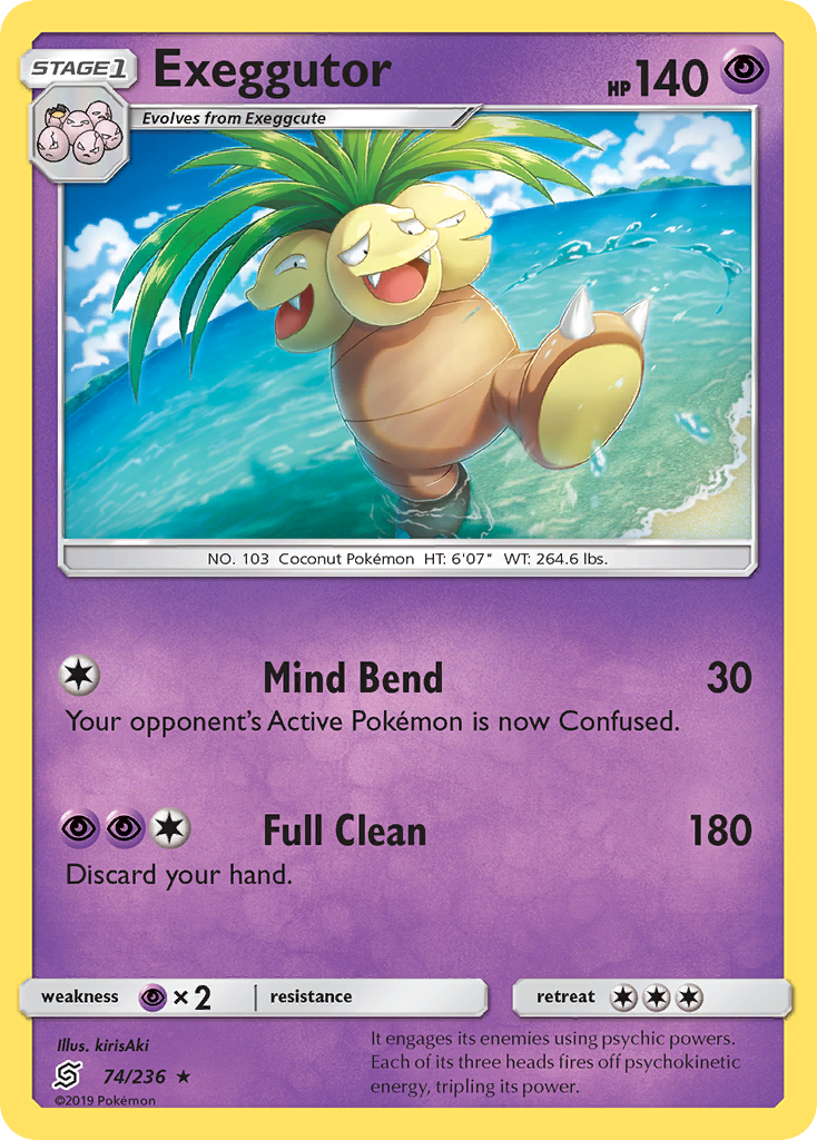 Exeggutor (74/236) [Sun & Moon: Unified Minds] | Black Swamp Games