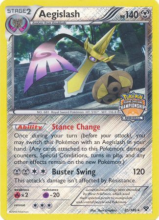 Aegislash (85/146) (Regional Championship Promo) [XY: Base Set] | Black Swamp Games