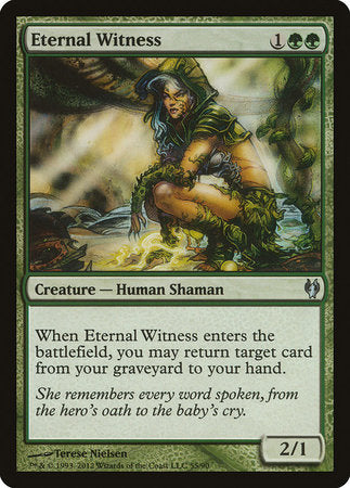 Eternal Witness [Duel Decks: Izzet vs. Golgari] | Black Swamp Games