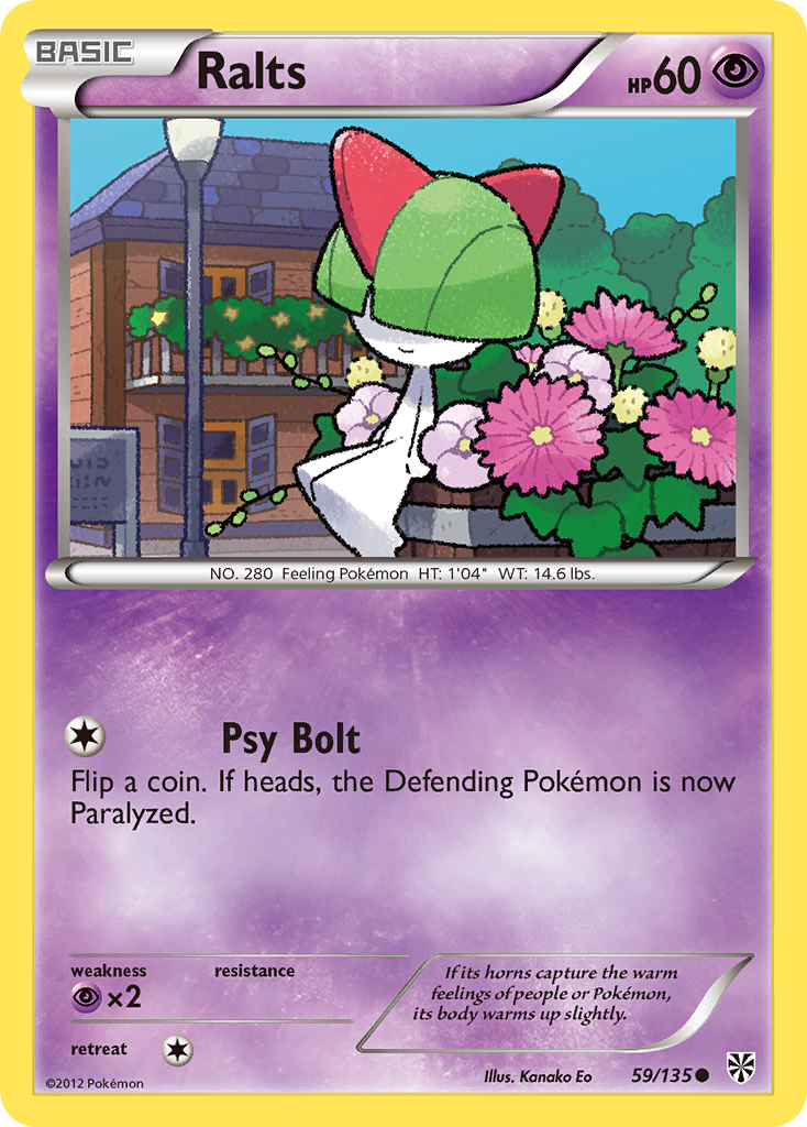 Ralts (59/135) [Black & White: Plasma Storm] | Black Swamp Games