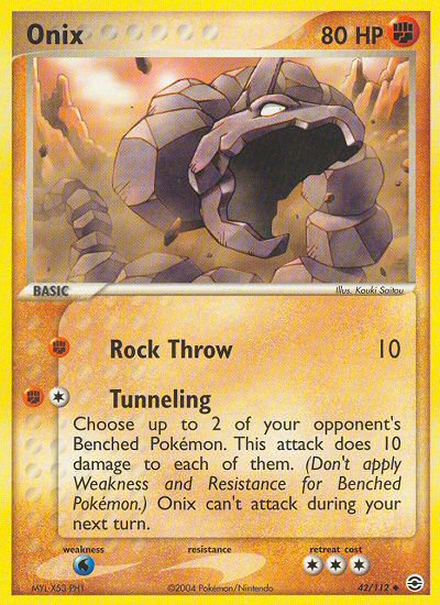 Onix (42/112) [EX: FireRed & LeafGreen] | Black Swamp Games