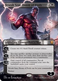 Tevesh Szat, Doom of Fools (Extended Art) [Commander Legends] | Black Swamp Games