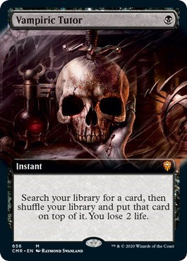 Vampiric Tutor (Extended Art) [Commander Legends] | Black Swamp Games