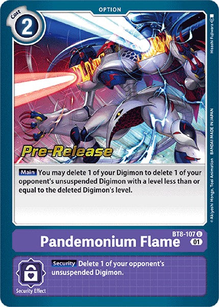 Pandemonium Flame [BT8-107] [New Awakening Pre-Release Cards] | Black Swamp Games