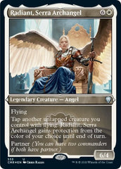 Radiant, Serra Archangel (Foil Etched) [Commander Legends] | Black Swamp Games