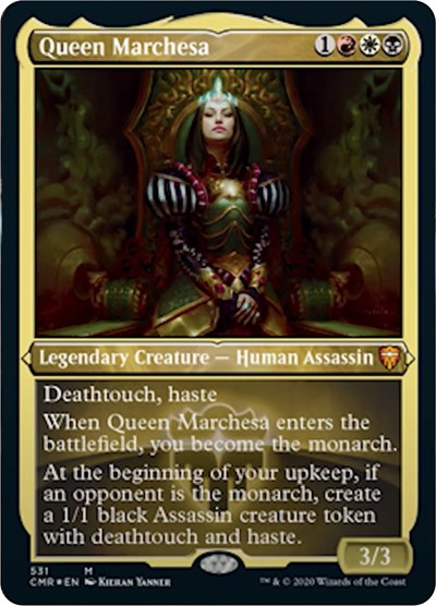 Queen Marchesa (Foil Etched) [Commander Legends] | Black Swamp Games