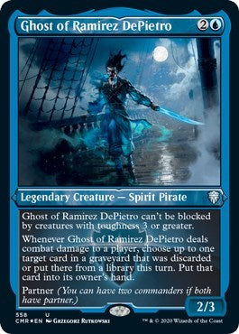 Ghost of Ramirez DePietro (Foil Etched) [Commander Legends] | Black Swamp Games