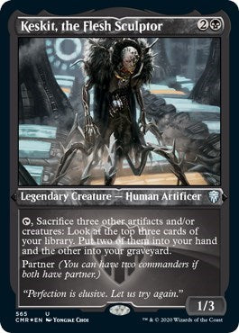 Keskit, the Flesh Sculptor (Foil Etched) [Commander Legends] | Black Swamp Games