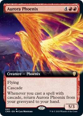 Aurora Phoenix (Extended Art) [Commander Legends] | Black Swamp Games