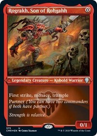 Rograkh, Son of Rohgahh (Foil Etched) [Commander Legends] | Black Swamp Games