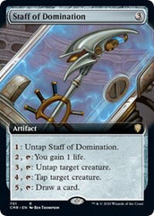 Staff of Domination (Extended Art) [Commander Legends] | Black Swamp Games