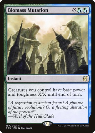 Biomass Mutation [Commander 2019] | Black Swamp Games