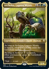 Archelos, Lagoon Mystic (Foil Etched) [Commander Legends] | Black Swamp Games