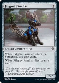 Filigree Familiar [Commander Legends] | Black Swamp Games