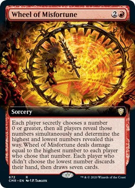 Wheel of Misfortune (Extended Art) [Commander Legends] | Black Swamp Games