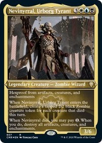 Nevinyrral, Urborg Tyrant (Foil Etched) [Commander Legends] | Black Swamp Games