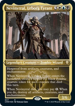 Nevinyrral, Urborg Tyrant (Foil Etched) [Commander Legends] | Black Swamp Games