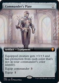 Commander's Plate (Extended Art) [Commander Legends] | Black Swamp Games