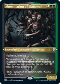 Abomination of Llanowar (Foil Etched) [Commander Legends] | Black Swamp Games