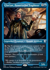 Glacian, Powerstone Engineer (Foil Etched) [Commander Legends] | Black Swamp Games