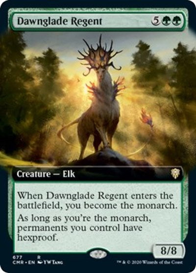 Dawnglade Regent (Extended Art) [Commander Legends] | Black Swamp Games