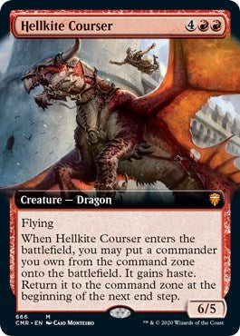 Hellkite Courser (Extended Art) [Commander Legends] | Black Swamp Games