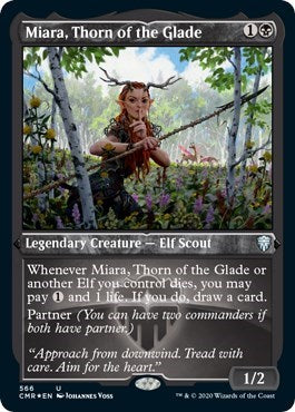 Miara, Thorn of the Glade (Foil Etched) [Commander Legends] | Black Swamp Games