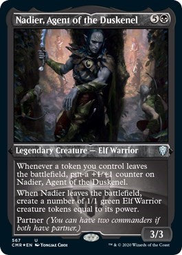 Nadier, Agent of the Duskenel (Foil Etched) [Commander Legends] | Black Swamp Games