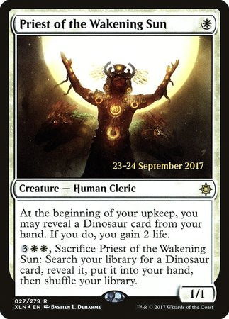 Priest of the Wakening Sun [Ixalan Promos] | Black Swamp Games