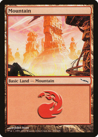 Mountain (302) [Mirrodin] | Black Swamp Games