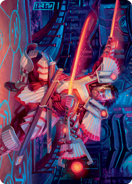 Isshin, Two Heavens as One 1 Art Card [Kamigawa: Neon Dynasty Art Series] | Black Swamp Games