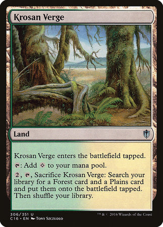 Krosan Verge [Commander 2016] | Black Swamp Games