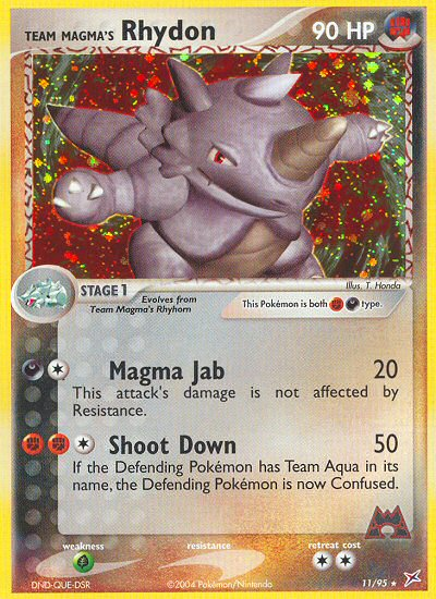 Team Magma's Rhydon (11/95) [EX: Team Magma vs Team Aqua] | Black Swamp Games