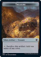 Treasure // Treasure Double-Sided Token [Starter Commander Decks] | Black Swamp Games