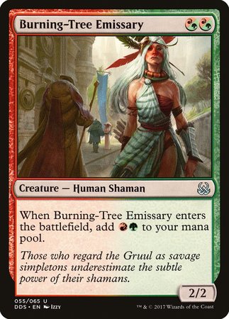 Burning-Tree Emissary [Duel Decks: Mind vs. Might] | Black Swamp Games