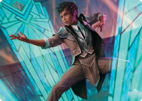 Dapper Shieldmate Art Card [Streets of New Capenna Art Series] | Black Swamp Games