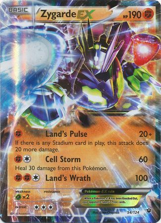 Zygarde EX (54/124) (Jumbo Card) [XY: Fates Collide] | Black Swamp Games