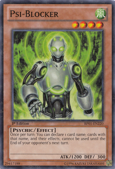 Psi-Blocker [BP01-EN220] Starfoil Rare | Black Swamp Games