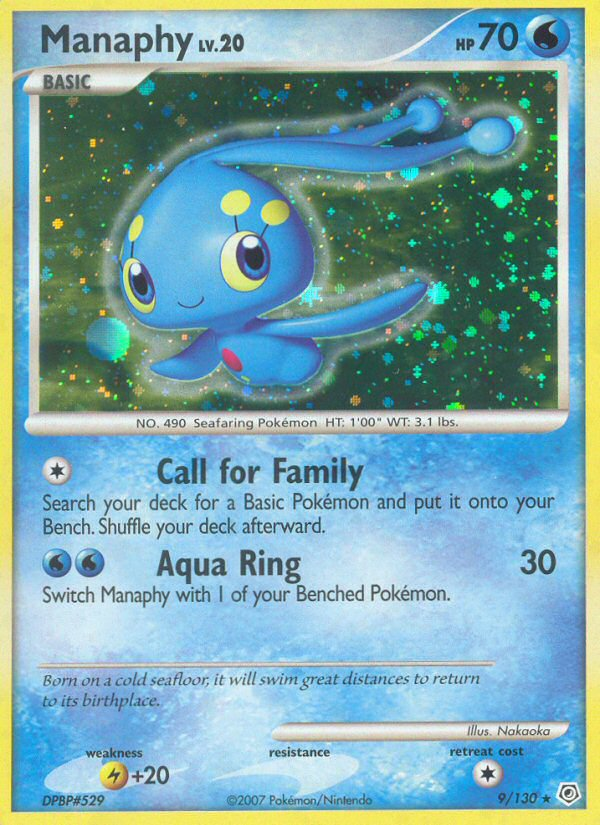 Manaphy (9/130) [Diamond & Pearl: Base Set] | Black Swamp Games