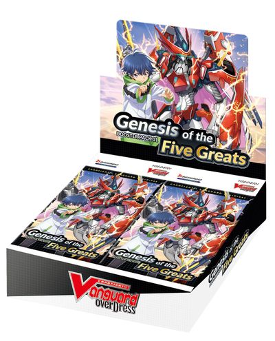 Cardfight!! Vanguard overDress Genesis of the Five Greats Booster Box | Black Swamp Games