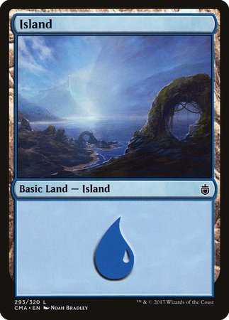 Island (293) [Commander Anthology] | Black Swamp Games