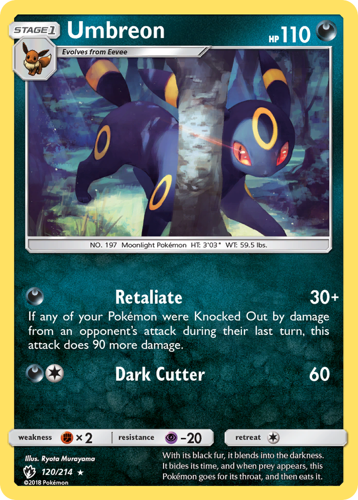 Umbreon (120/214) [Sun & Moon: Lost Thunder] | Black Swamp Games