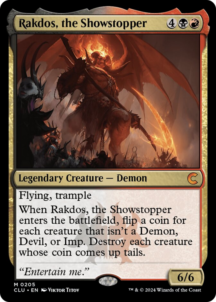 Rakdos, the Showstopper [Ravnica: Clue Edition] | Black Swamp Games