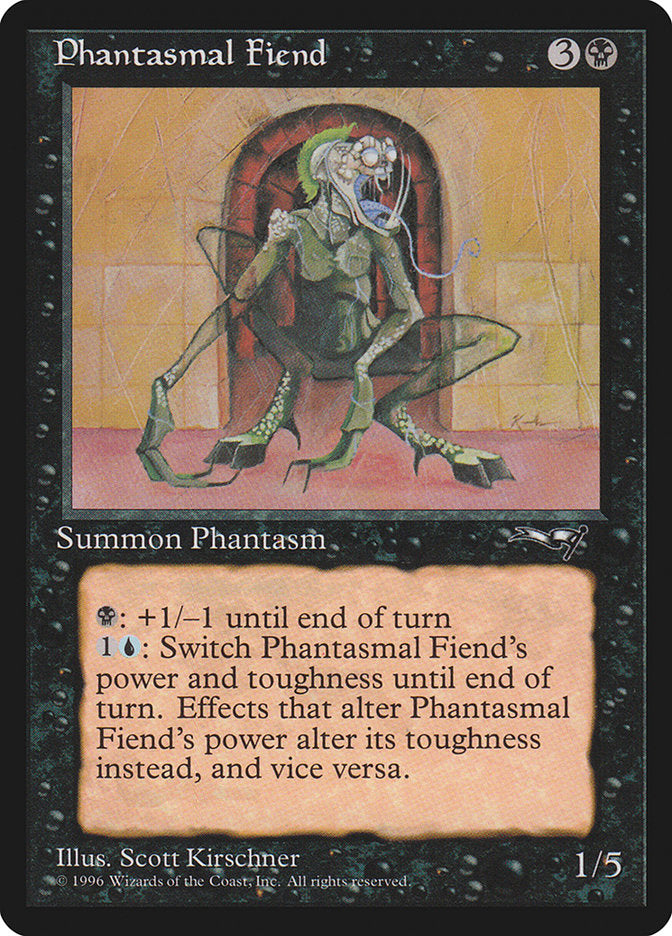Phantasmal Fiend (Standing) [Alliances] | Black Swamp Games
