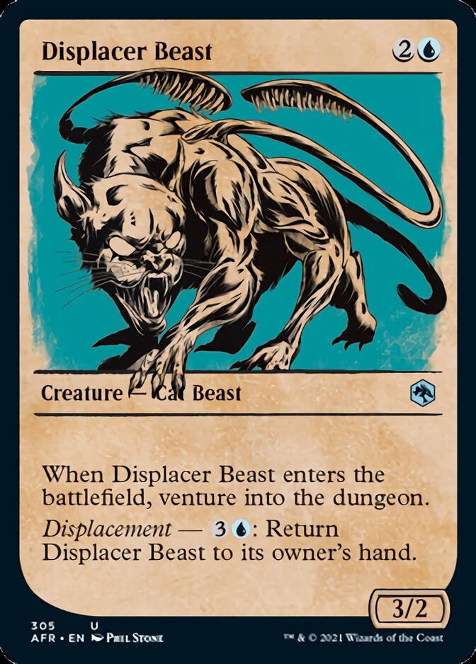 Displacer Beast (Showcase) [Dungeons & Dragons: Adventures in the Forgotten Realms] | Black Swamp Games