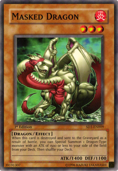 Masked Dragon [SD1-EN009] Common | Black Swamp Games