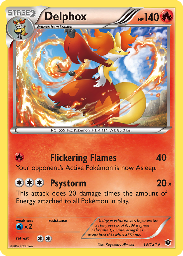 Delphox (13/124) [XY: Fates Collide] | Black Swamp Games