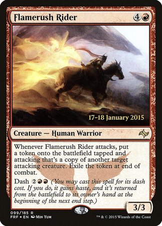 Flamerush Rider [Fate Reforged Promos] | Black Swamp Games